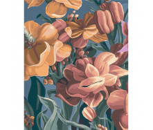 Картина за номерами Стилізована матіола. Диптих 1 Yana Biluhina Brushme BS53925 40x50 см