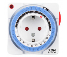 Розетка з таймером електро-механічна добова XON E-Tech SwitchTimer X234 16А 230В Білий (XSTLA012415W 7317)