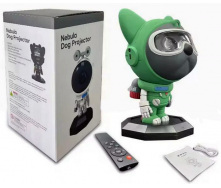 Нічник зіркового неба Космічний собака Nebula Dog Projector з пультом Green