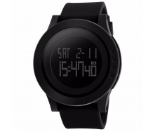 Годинник наручний чоловічий Skmei 1193 Black 1193BK (17171-hbr)