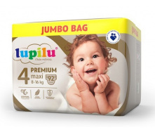 Підгузники Lupilu Premium JUMBO BAG Maxi 4 8-16 кг 92 шт