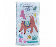 Підгузники Babydream FUN&FIT 4+ maxi 9-20 кг 44 шт