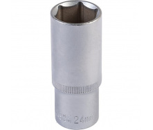 Насадка торцева MASTERTOOL 6-гранна 1/2 24 мм CRV GM (78-0524)