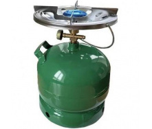 Газовий балон 5 л з пальником Rudyy Green 0306