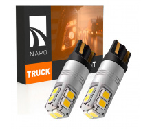 Комплект світлодіодних ламп для вантажівок Napo Truck T10-2835-10smd W5W T10 24V 2 шт Білий (2495427340)