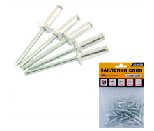Сліпі алюмінієві заклепки 4,8* 18,00 мм 50 шт MASTERTOOL GM (20-9670)