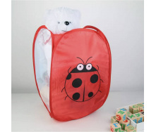 Кошик для іграшок UKC Baby Play 30х47 см Сонечко Червоний