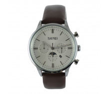 Годинник Skmei 9117 Silver Case White Dail BOX (9117BOXSW)
