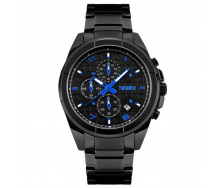 Годинник Skmei 9109 Black Black Dail BOX (9109BOXBKBK)