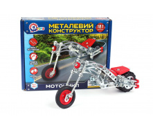 Конструктор металевий Мотоцикл ТехноК 181 деталь (4807)