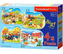 Пазли 4 в 1 Дачне життя Castorland (В-043019)