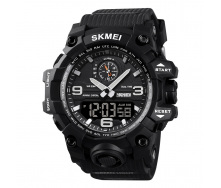 Годинник наручний чоловічий Skmei 1586 Чорний