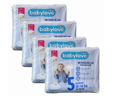 Підгузки Babylove Premium 5 Junior (10-16 кг) 144 шт
