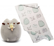 Комплект 2Life М'яка іграшка Pusheen cat 12х15 см та рушник 50х100 см v-12445
