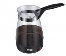 Турка електрична скло DSP KA-3037 0,5 L Чорна