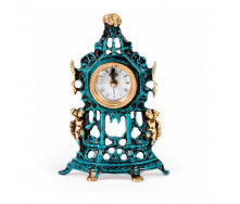Годинник бронзовий настільний Virtus Chapel Mini 21,5 x 14,5 x 6см (5321vi)