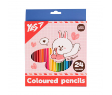 Олівці кольорові YES 24 кол Line Friends Cony (290742)