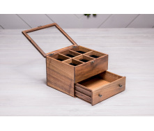 Бокс для зберігання наручних годинників ecoWalnut 14.9х20.8х18 см