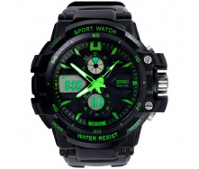Годинник наручний Skmei 0990 0990GN Green (17100-hbr)