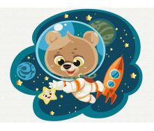 Дитяча картина за номерами BrushMe 