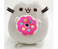 М'яка іграшка 2Life Pusheen cat Кіт з пончиком 15х12 см v-12315