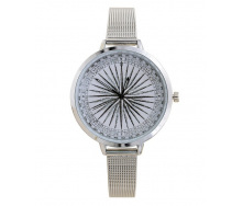 Наручний годинник жіночий Quartz Travel Compass silver (hub_jhc5q5)