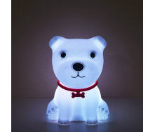 Дитячий нічник Dream Lites Puppy 7 кольорів світіння Білий SPR 148