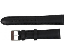 Ремінець для годинника Mykhail Ikhtyar зі шкіри 18 мм Чорний (S608-18S Black)