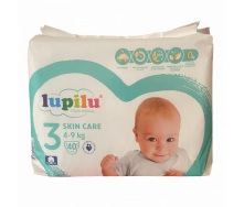 Підгузки Lupilu Skin Care 3 Midi 4-9 кг 40 шт