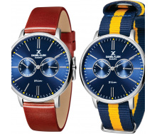 Годинник Daniel Klein DK11312-5 Коричневий/Жовто-синій (DK11312-5)