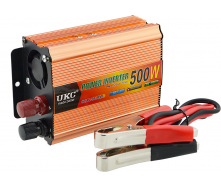 Перетворювач напруги інвертор UKC SSK 500W 12V-220V Gold (np2_00164)