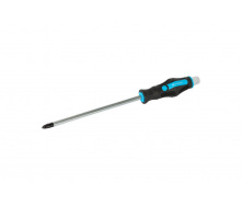 Викрутка ударна хрестова магнітна MASTERTOOL GM EXTERNAL HEX PH3х200 мм ручка з покриттям TPR (49-6320)