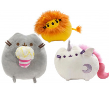 Комплект іграшок 2Life Pusheen cat 15х12 см та Лев 10х7 см v-12459