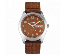 Годинник наручний Skmei 9112 Brown 9112BN (17107-hbr)