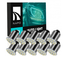 Комплект світлодіодних ламп Napo LED 1156-3014-22smd P21W 1156 BA15S 10 шт Білий (2522210001)
