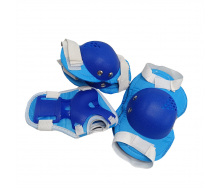 Комплект захисний дитячий Bambi MS 0032-2(Blue) наколінники, налокітники, зап'ястя М