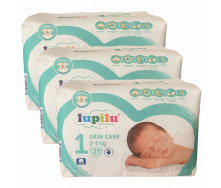 Підгузки Lupilu Skin Care Newborn 1 2-5 кг 69 шт