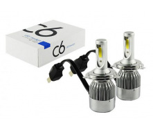 Комплект LED ламп C6 HeadLight H4 12v COB