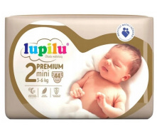 Підгузники Lupilu Premium Mini 2 3-6 кг 44 шт