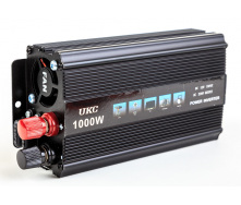 Перетворювач струму автомобільний UKC SSk1000W USB DC/AC Чорний CPK 1973