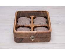 Коробочка для зберігання наручних годинників ecoWalnut 7х18х18 см
