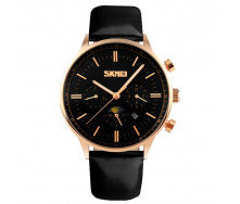 Годинник Skmei 9117 Gold Case Black Dail BOX (9117BOXGBK)