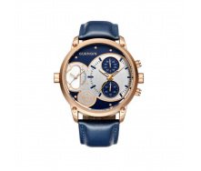 Годинник Guanqin GS19087 CL Gold-Blue-Blue (GS19087GBlBl)