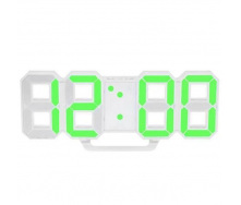 Годинник настільний No Brand LED від USB Білий (300096)
