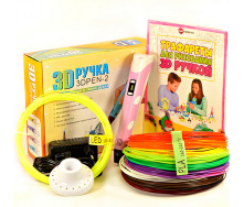 3D-ручка Rx-style з еко-пластиком 49 м і трафаретами (9432196443425)