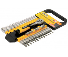 Набір торцевих насадок MASTERTOOL PROFI CrV 1/4