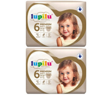Підгузники Lupilu Premium Extra large 6 15+ кг 76 шт