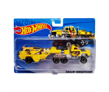 Дитячий ігровий набір машинок Bambi T-P771-1(Yellow) з трейлером
