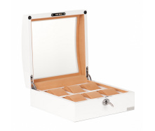 Скринька для зберігання годинників Salvadore WB/3035/6WH 230х95х230 мм Біло-коричневий