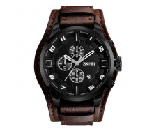 Годинник наручний Skmei 9165 Brown 9165BKBN (17122-hbr)